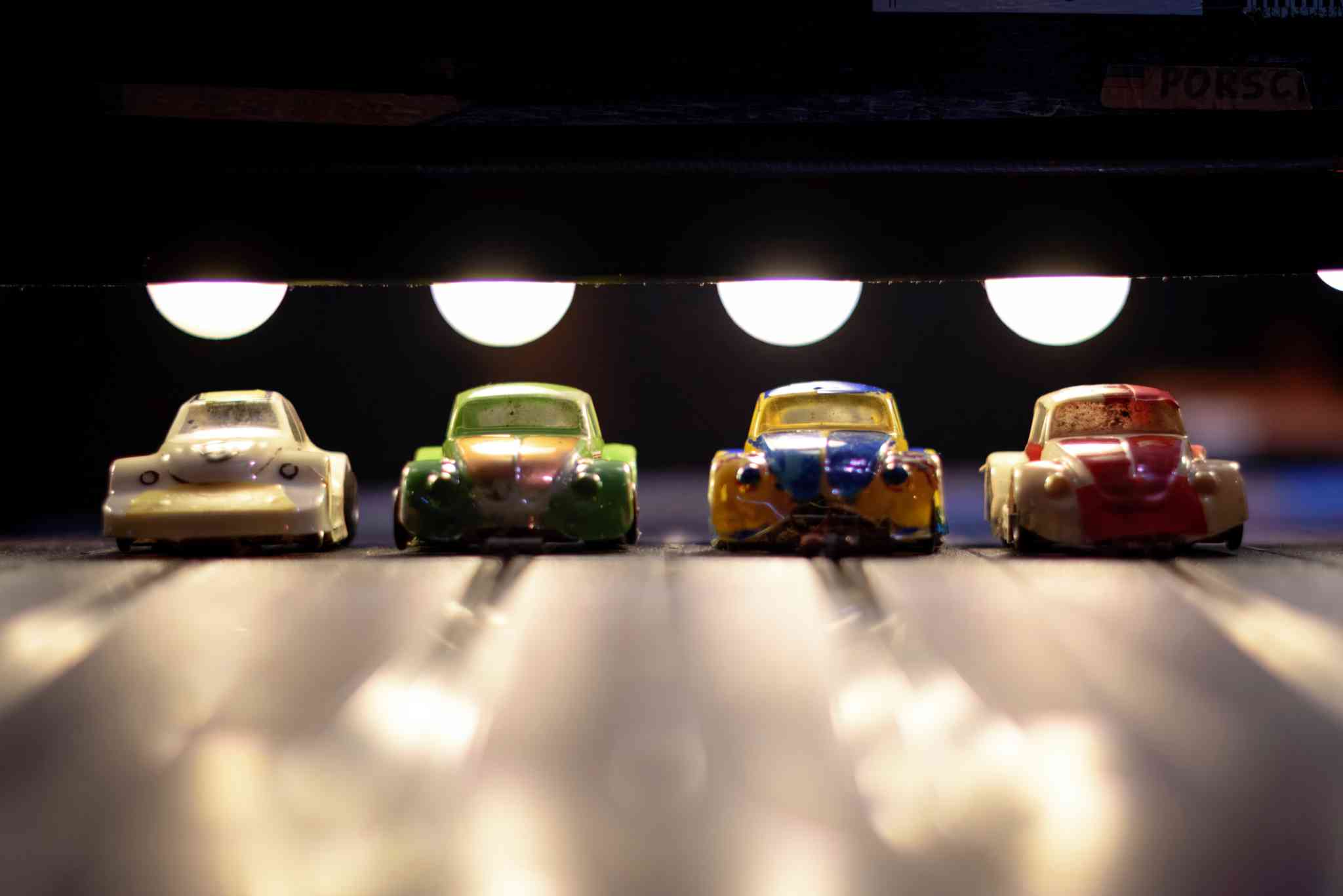 Autos voor de teller